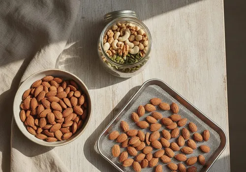 Almendras activadas y mix de frutos secos