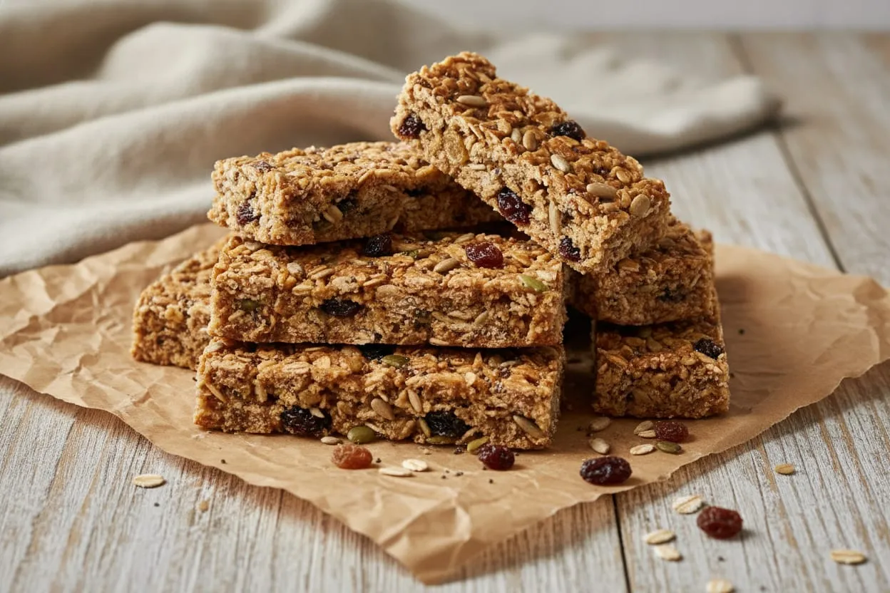 Barritas de cereal caseras