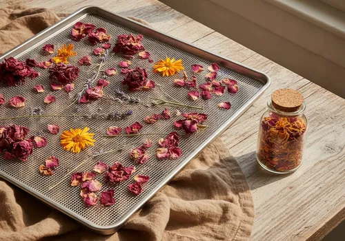 Cómo secar flores en el deshidratador