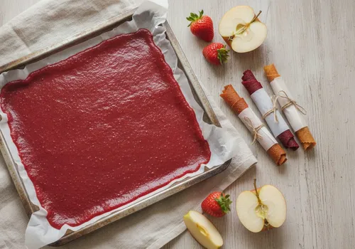 Cuero de fruta (rollitos de fruta)