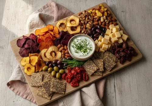 Picada saludable con deshidratados