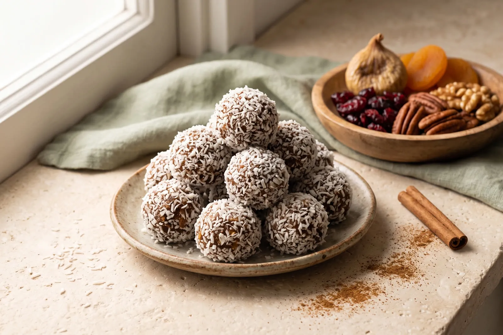 Trufas de frutas secas